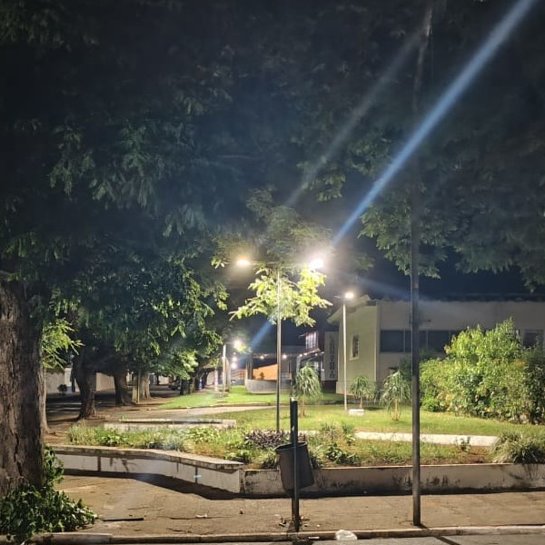 Prefeitura amplia iluminação pública na área da Santa Casa de Misericórdia