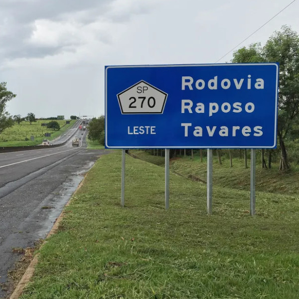 Obra altera tráfego na Rodovia Raposo Tavares até quinta-feira, em Maracaí