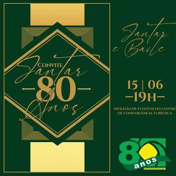 ACE completa 80 anos e data será comemorada com grande evento