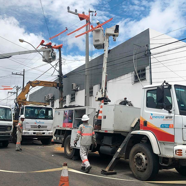 Energisa anuncia breves interrupções programadas no domingo em quatro cidades