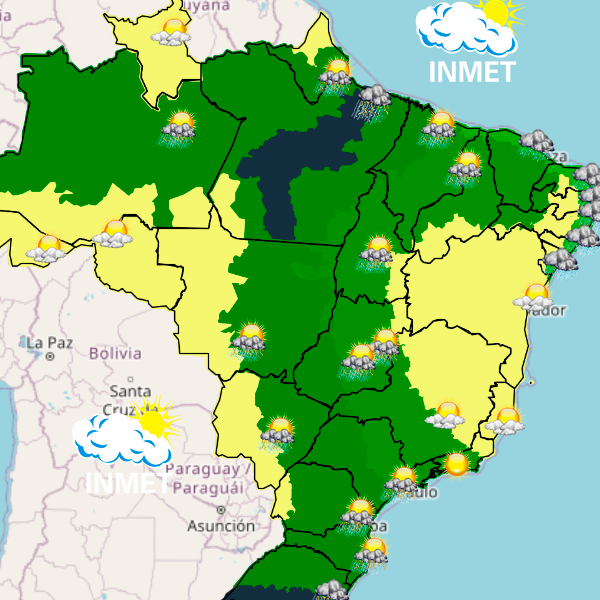 Previsão do tempo: semana de chuvas e calor em Paraguaçu Paulista