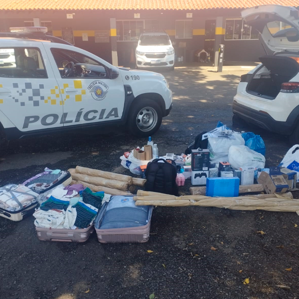 Mercadorias oriundas do Paraguai são apreendidas na Raposo Tavares