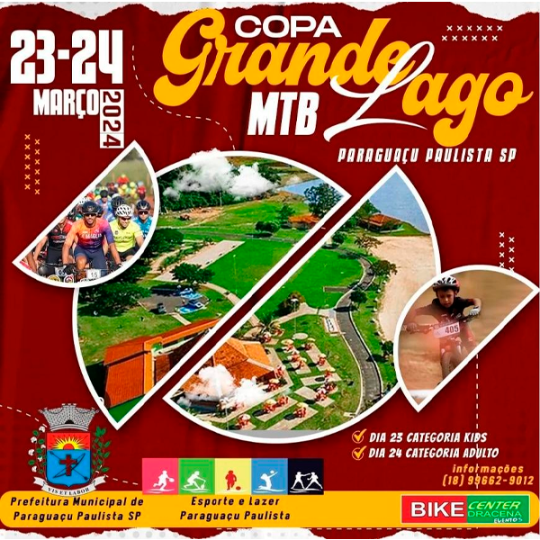 Paraguaçu Paulista sediará Copa Grande Lago de Mountain Bike