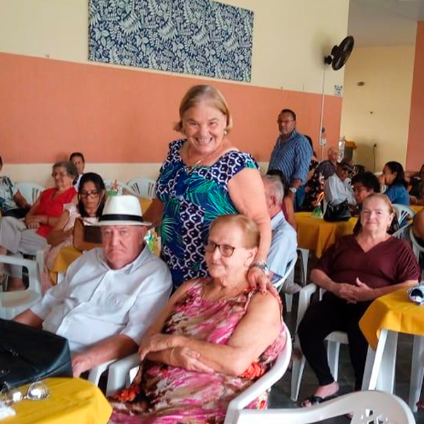 Celebração da Páscoa no Centro de Convivência do Idoso de Paraguaçu Paulista