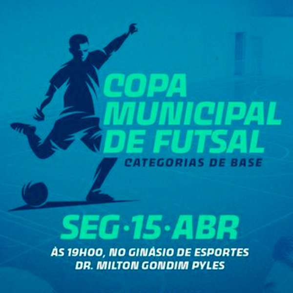 Grande final da 1ª Copa Municipal de Futsal em Palmital é hoje