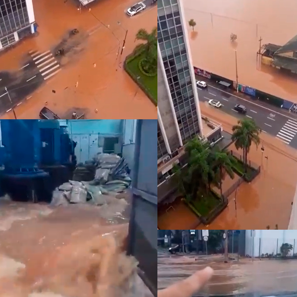 Porto Alegre enfrenta inundações severas em meio a chuvas históricas