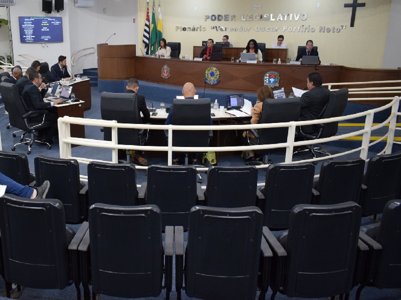 Vereadores reúnem-se nesta segunda-feira, 17, para a 70ª Sessão Ordinária