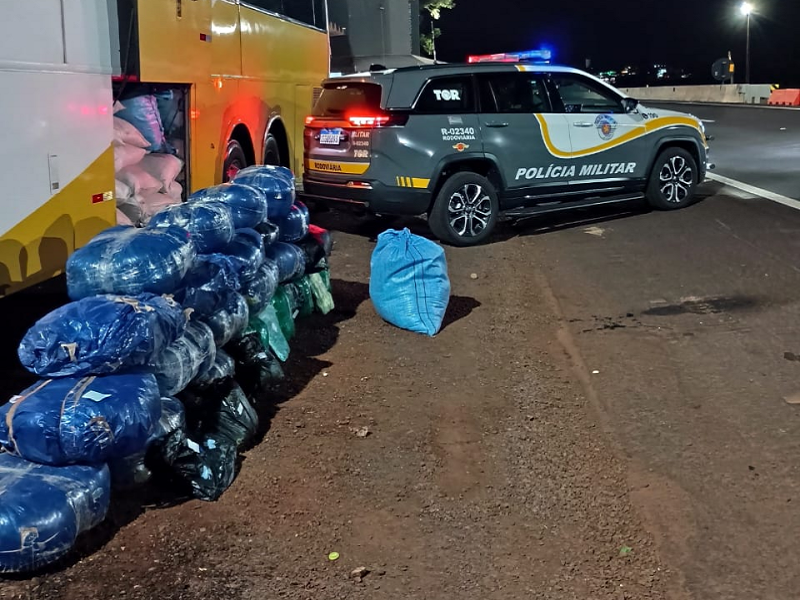 Três mulheres são presas com 211 quilos de droga em Santa Cruz do Rio Pardo