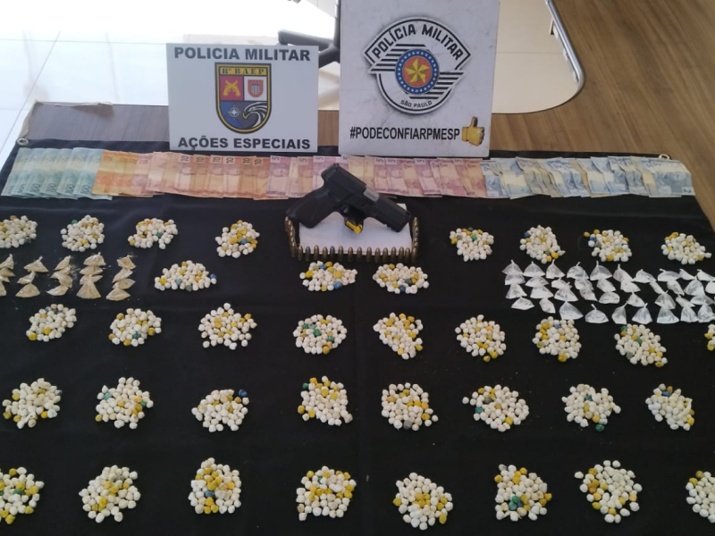 PM prende traficante e apreende arma em Santa Cruz da Boa Vista