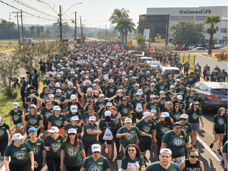 10ª Caminhada Unimed De Bem com a Vida é recorde de público em Assis