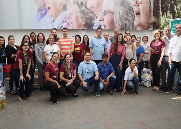 Mais de 3.600 kg de alimentos arrecadados na Caminhada Unimed são distribuídos a instituições