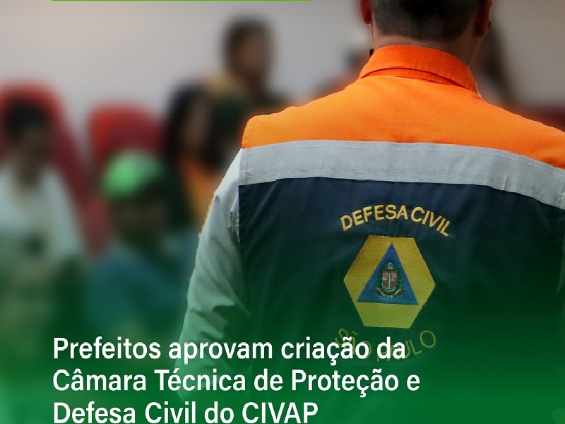Aprovada a criação da Câmara Técnica de Proteção e Defesa Civil pelo Civap
