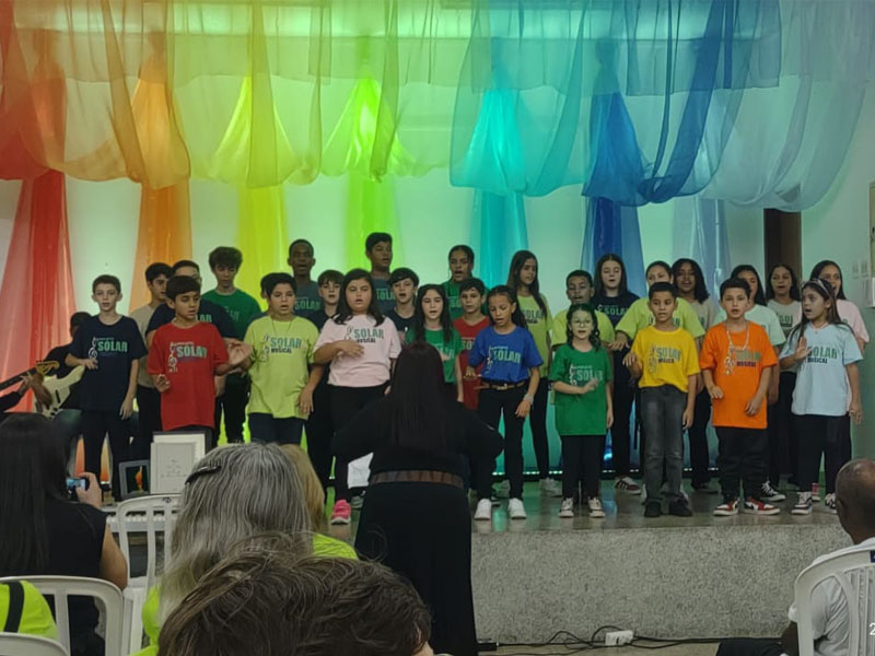 Alunos do Projeto Solar Musical se apresentaram no XV Encontro de Canto Coral em Paraguaçu Paulista