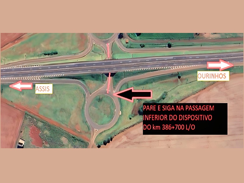 Viaduto na SP 270 terá Pare e Siga para realização de obras em Salto Grande, com início hoje (25)