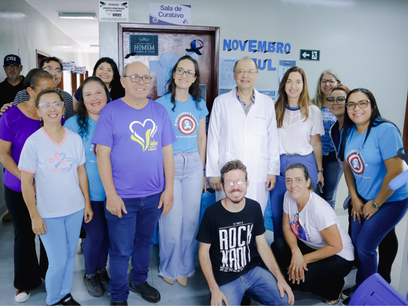 ESF Vila Nova III realiza ação de conscientização sobre a saúde masculina