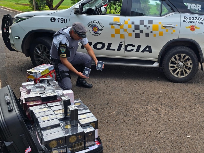 Perfumes importados sem nota fiscal são apreendidos em operação em Palmital