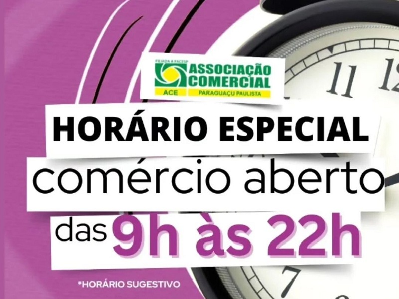 Comércio de Paraguaçu Paulista funciona até às 22h nesta sexta para o Dia das Mães