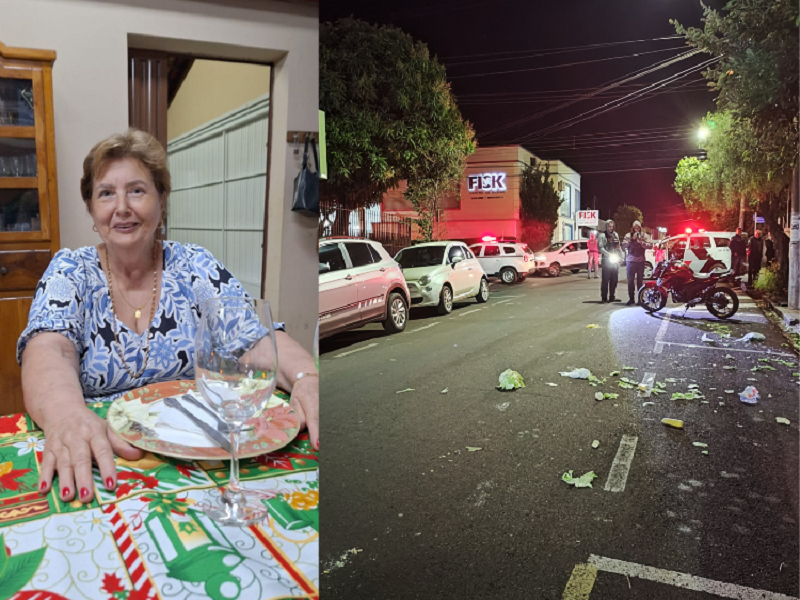 Idosa morre atropelada por moto no centro de Assis