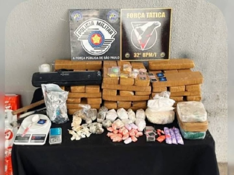 Polícia Militar apreende grande quantidade de drogas em Assis