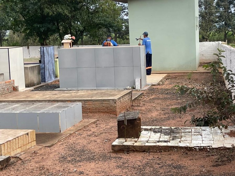 Cemitério de Sapezal recebe melhorias e oferece mais conforto aos visitantes