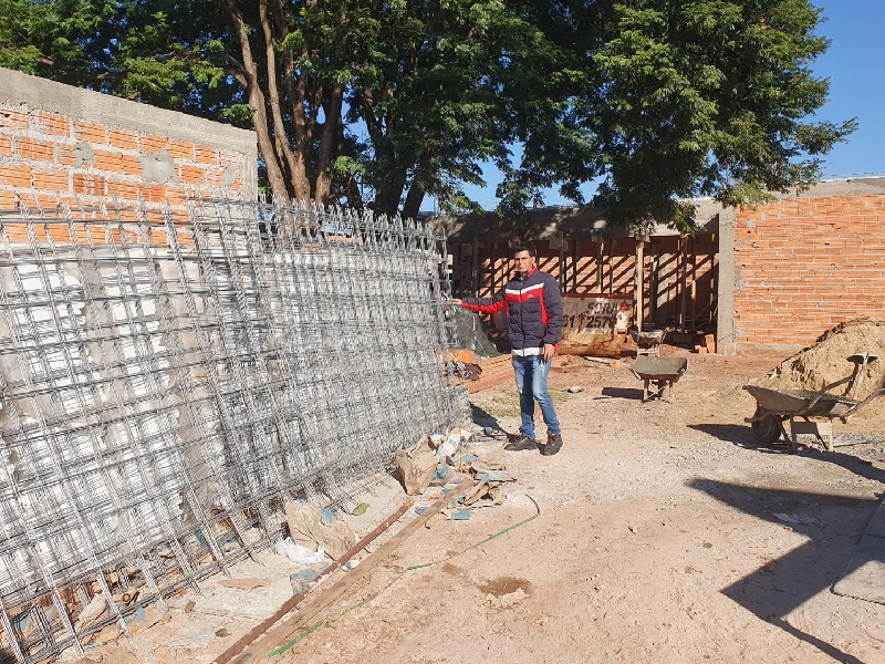 Laje do novo CAPS será concretada ainda nesta semana em Paraguaçu Paulista