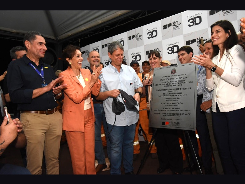 Entrevias inaugura 11 km de duplicação na rodovia SP-333