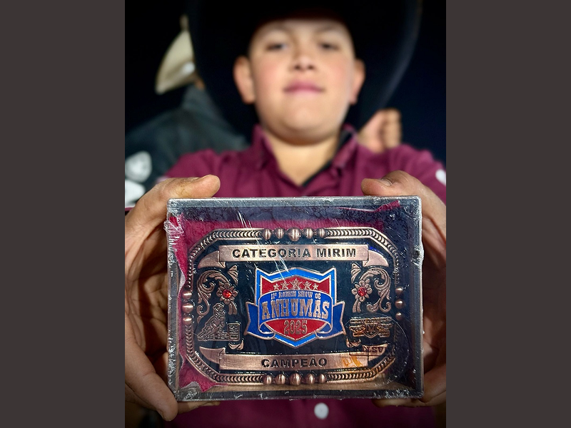 Paraguaçuense João Vítor conquista primeiro lugar no Rodeio Show de Anhumas