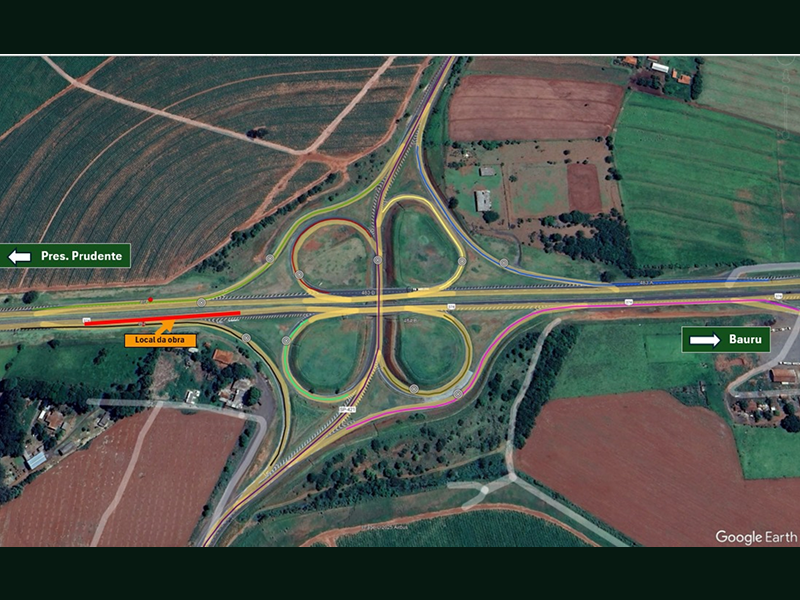 Melhoria em pavimento interdita alça de saída na Raposo Tavares