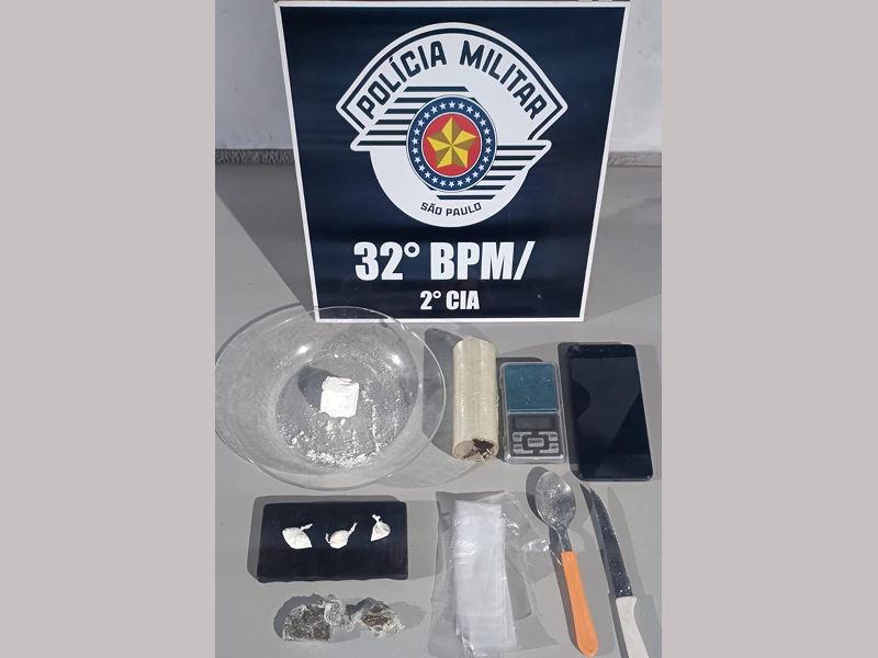 Homem é preso por tráfico de drogas em Paraguaçu Paulista