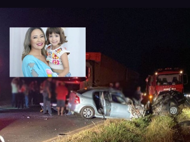 Mãe e filha e bebê morrem em grave acidente entre Maracaí e Paraguaçu