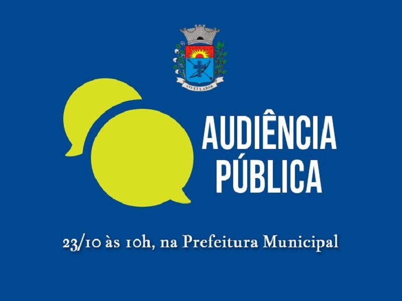 Audiência Pública discute mudanças no Plano Diretor de Paraguaçu Paulista nesta quinta-feira, 23