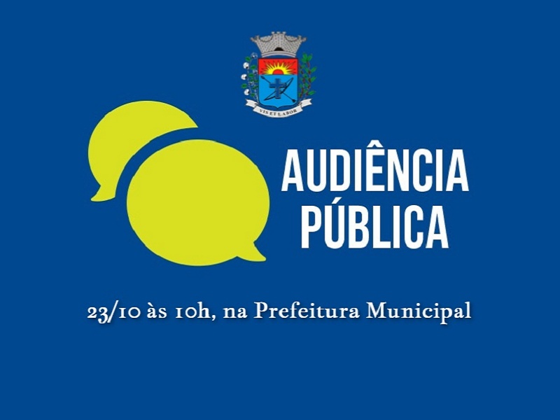 Audiência Pública vai discutir alterações no Plano Diretor de Paraguaçu Paulista