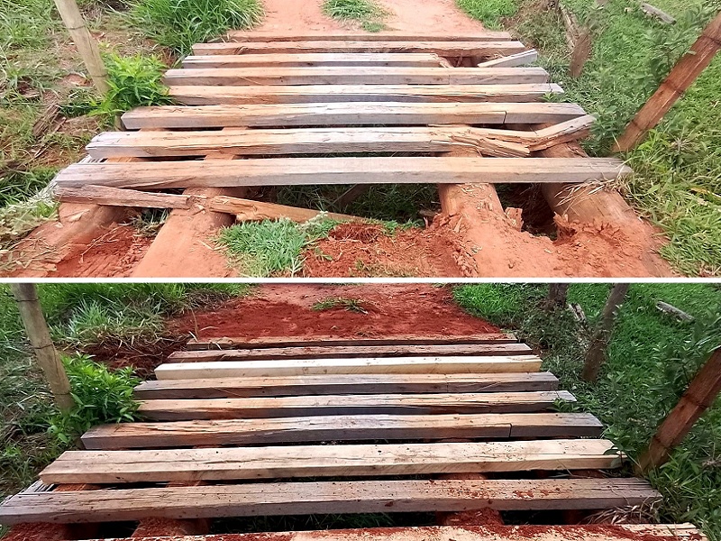 Revitalização de mata-burros reforça logística e segurança viária no bairro Campinho