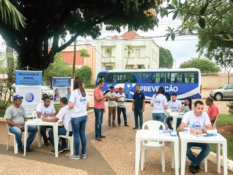 Prefeitura leva exames de PSA e serviços de saúde à Praça da Matriz
