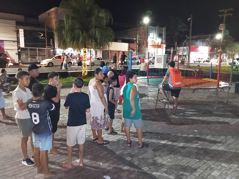 Prefeitura de Paraguaçu Paulista promove ação de lazer para crianças na Fonte Luminosa