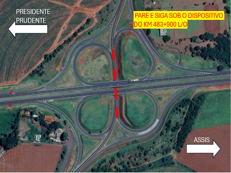 Acesso a Paraguaçu terá Pare e Siga por sete dias