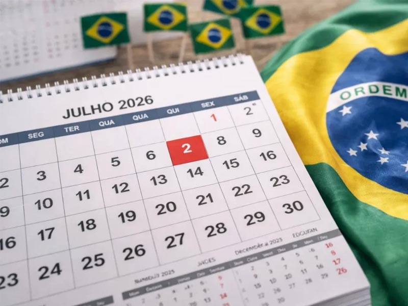 Confira os feriados nacionais e pontos facultativos de 2026