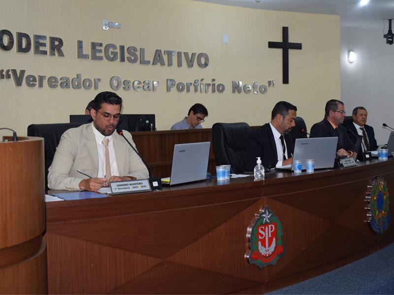 Primeira Sessão Ordinária do ano acontece na próxima segunda-feira