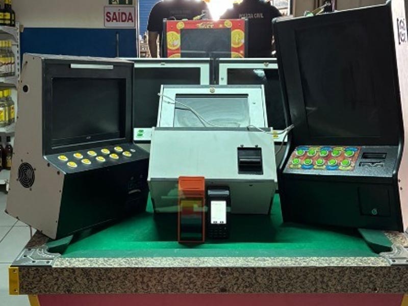 Máquinas caça-níqueis e do Jogo do Bicho são apreendidas em estabelecimento de Paraguaçu Paulista