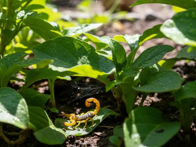Vigilância em saúde alerta para alta o risco de escorpiões no período de chuva e calor