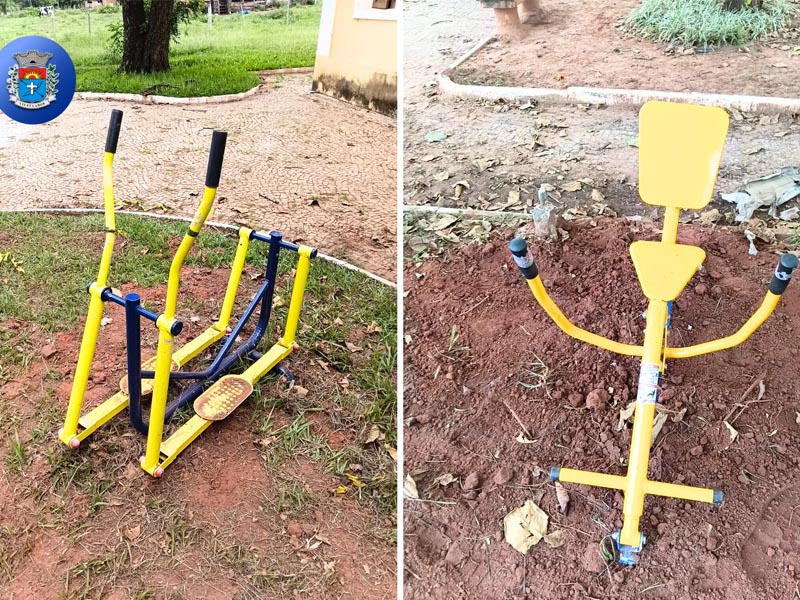 Prefeitura promove melhorias no campo de futebol e instala academia ao ar livre em Sapezal