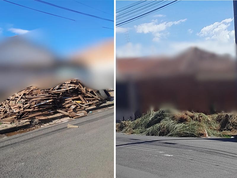 Fiscalização irá notificar descarte irregular de entulhos e podas durante a campanha contra a Dengue