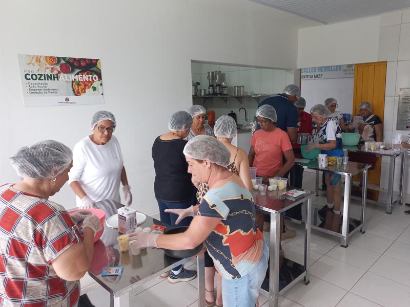 Quatá oferece curso de reaproveitamento de alimentos por meio do Projeto Cozinhalimento
