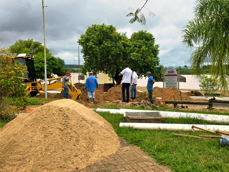 Prefeitura inicia revitalização da prainha do Balneário Municipal
