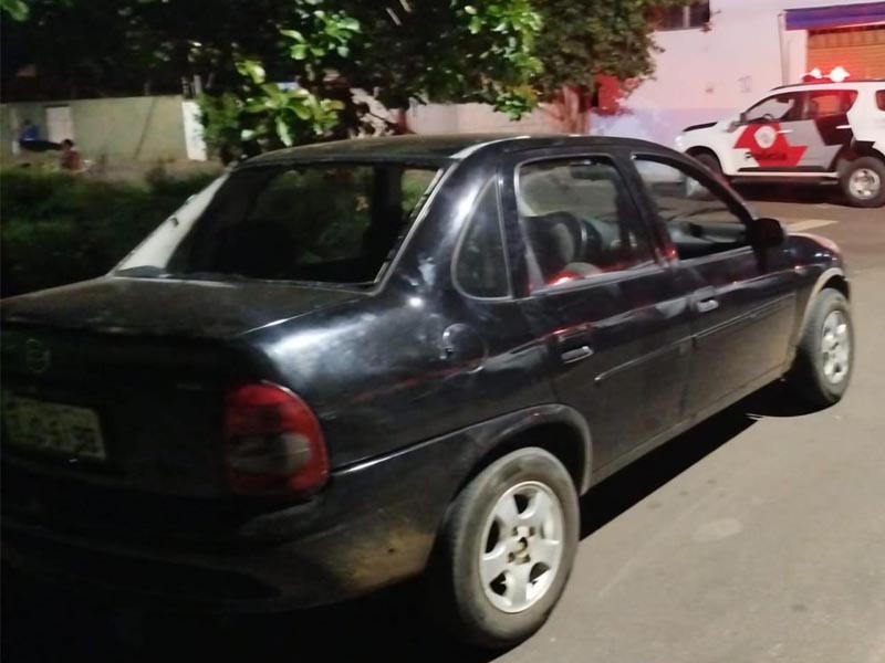 Força Tática apreende veículo roubado após perseguição e troca de tiros em Paraguaçu Paulista