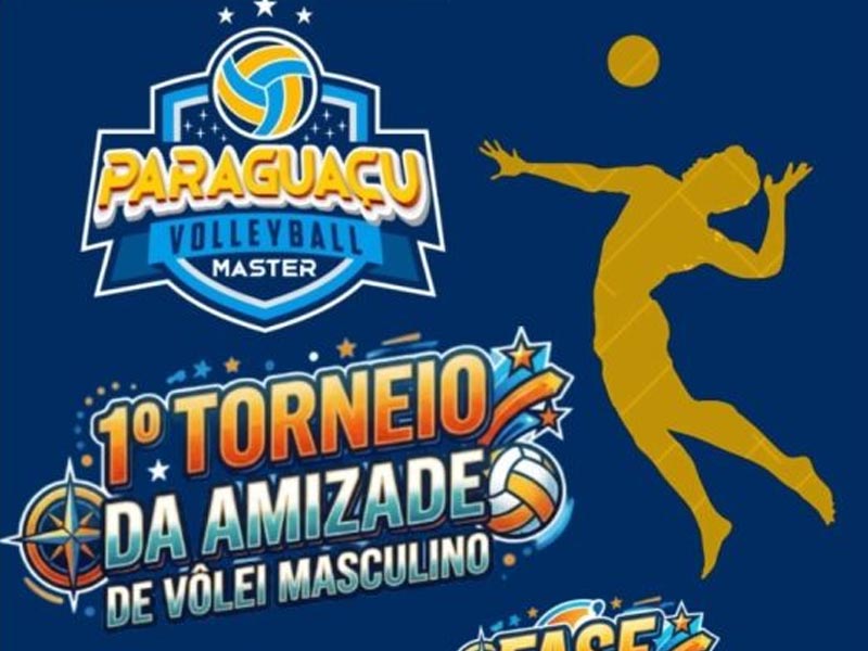 Paraguaçu Paulista promove 1º Torneio da Amizade de Vôlei Masculino 30+ com caráter solidário
