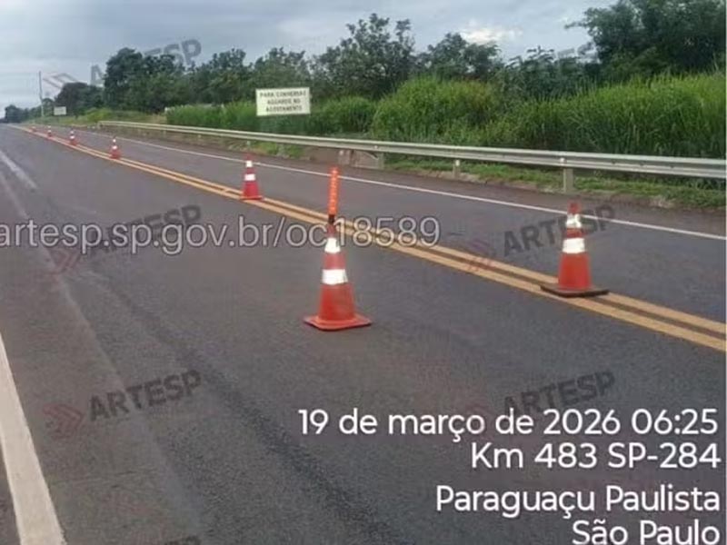 Pedestre morre atropelado em rodovia de Paraguaçu e motorista foge sem prestar socorro