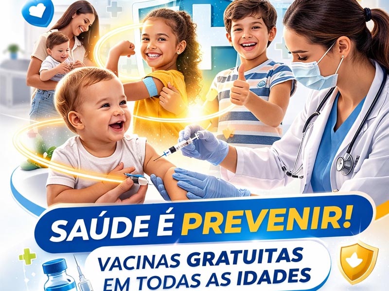 Vacinar é proteger o futuro: prevenção começa na infância, alerta a Saúde de Paraguaçu Paulista