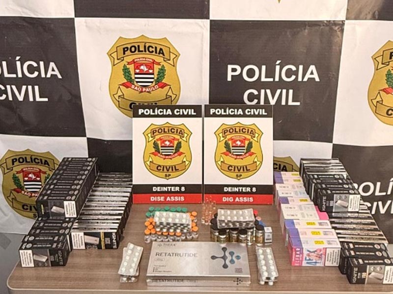 Passageiro de ônibus é preso com cigarros eletrônicos e substâncias ilícitas na rodoviária de Assis