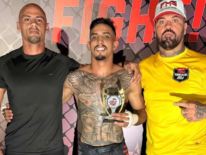 Diego Alves vence em 40 segundos e leva o nome de Paraguaçu ao topo do MMA regional